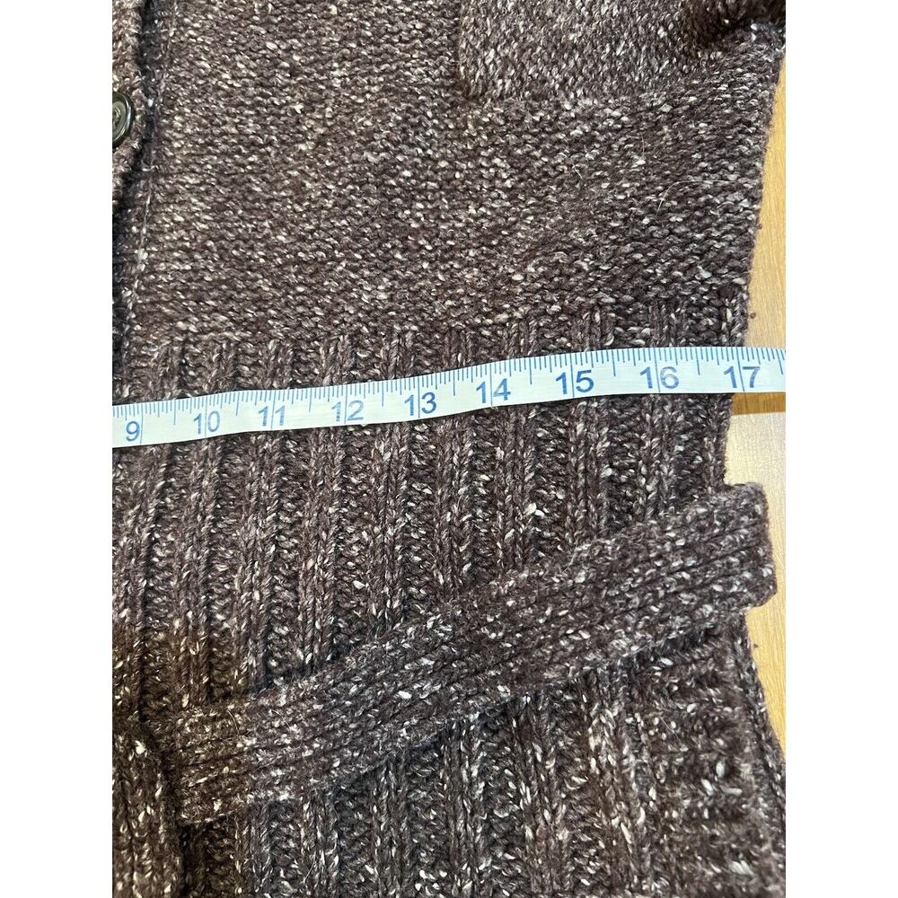 J.Crew Cardigan Sweater Wool Blend Shawl Collar 7 Button Size Large - Picture 10 of 13